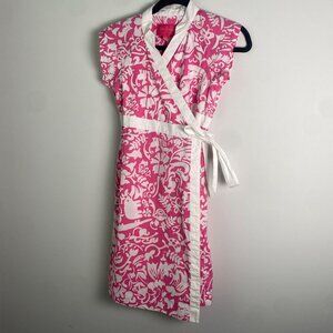 Lilly Pulitzer Girls Jubilee Special Edition 50th Anniverary 2008 Wrap Dress Siz